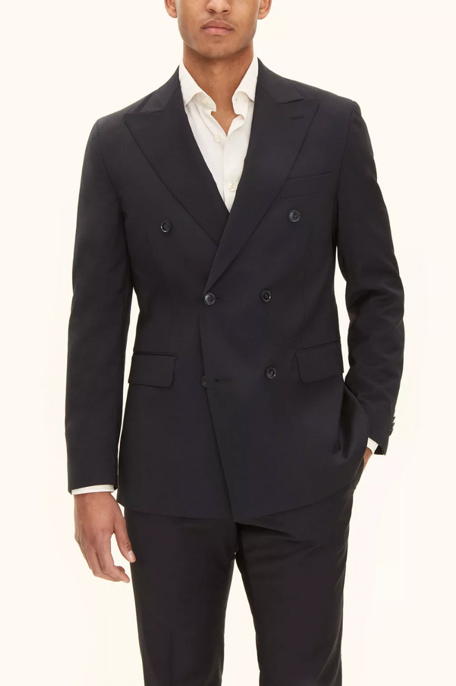 TEST Regular Fit Double Breasted Blazer