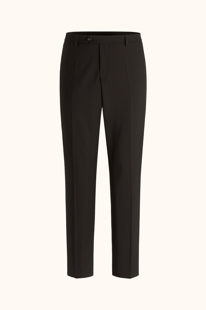 Regular Fit Microstructure Trousers