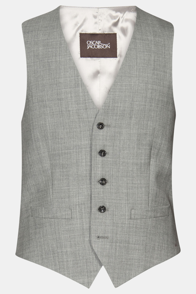 Regular Fit Microstructure Waistcoat