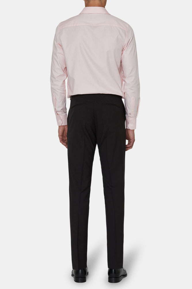 Slim Fit Microstructure Trousers