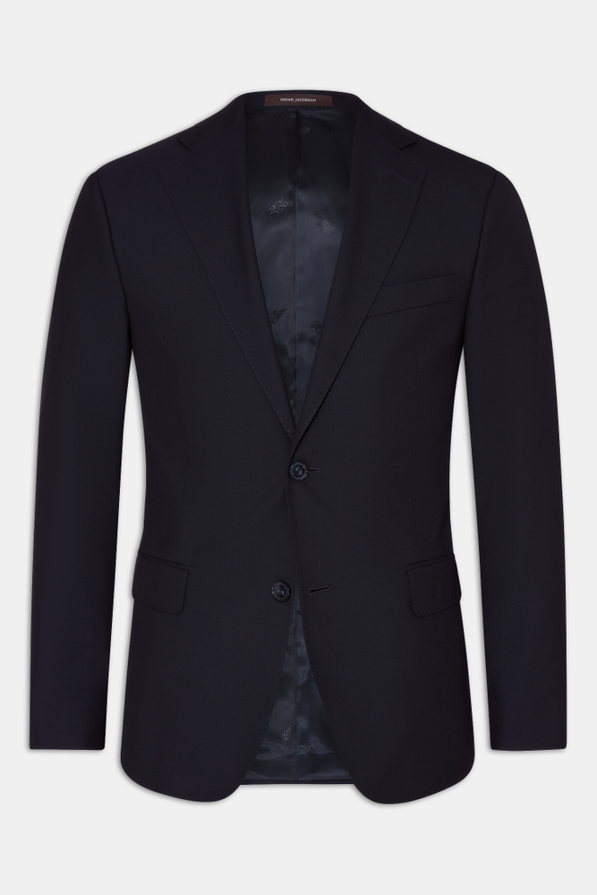 Slim Fit Microstructure Blazer