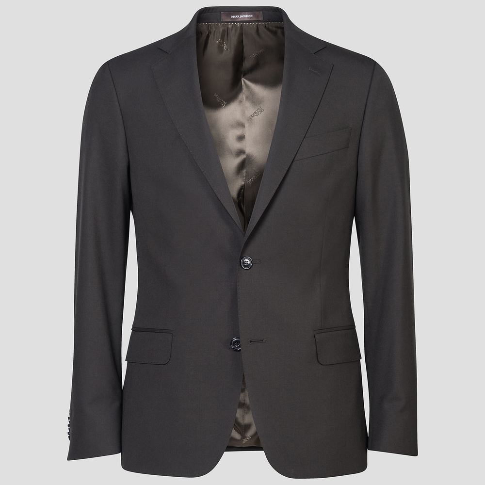 Slim Fit Microstructure Blazer