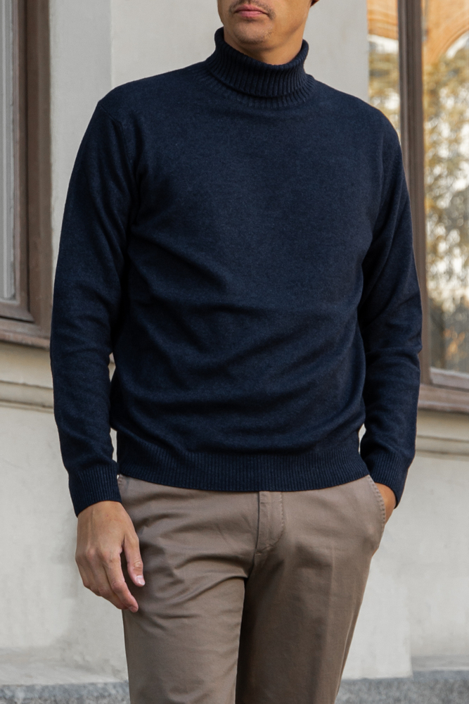 Regular Fit Rullekrave Uld-Kashmir