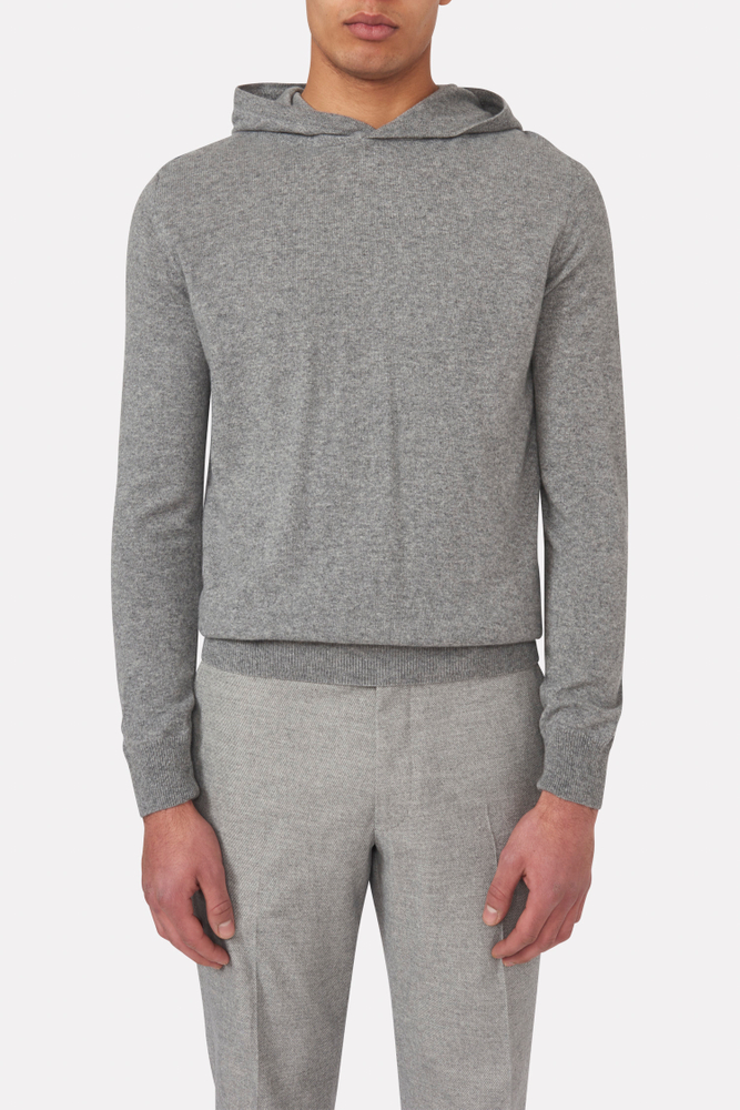 Regular Fit Wool Cashmere Hoodie