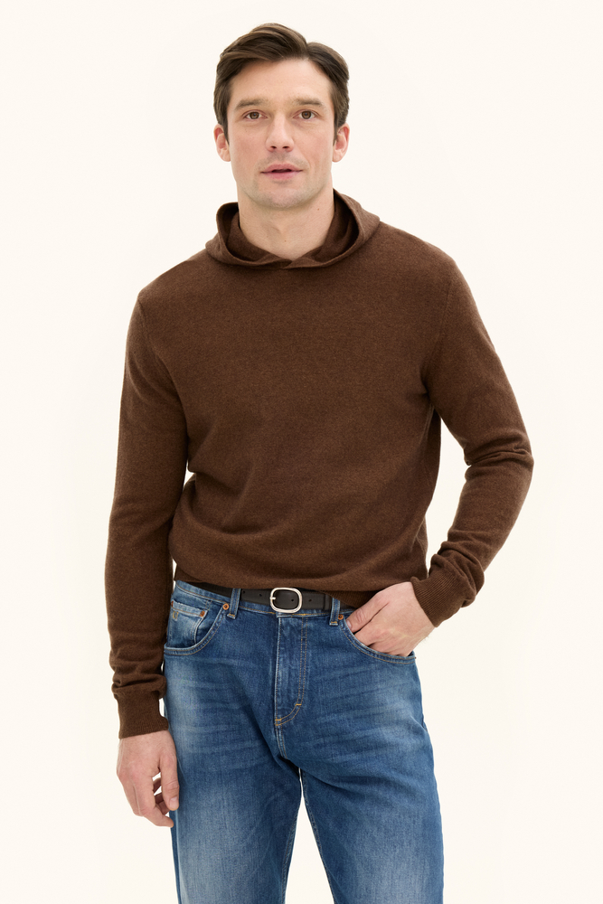 Regular Fit Wool Cashmere Hoodie