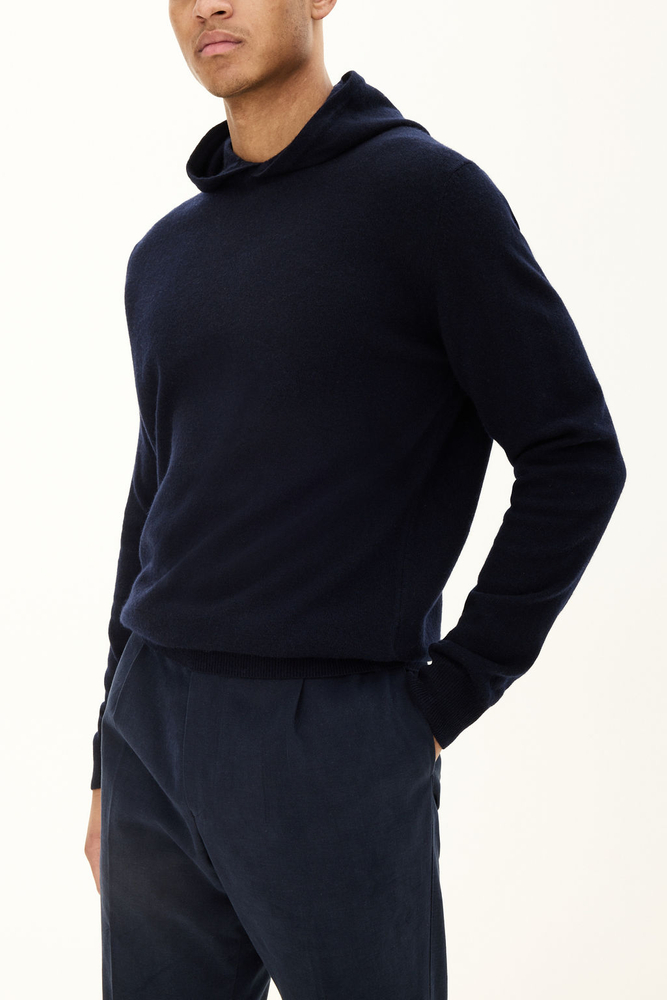 Regular Fit Wool Cashmere Hoodie