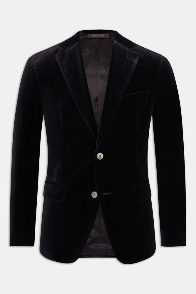 Regular Fit Velvet Blazer