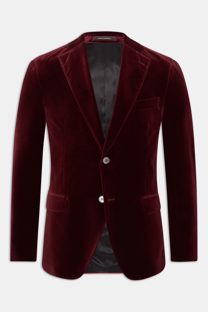 Regular Fit Velvet Blazer
