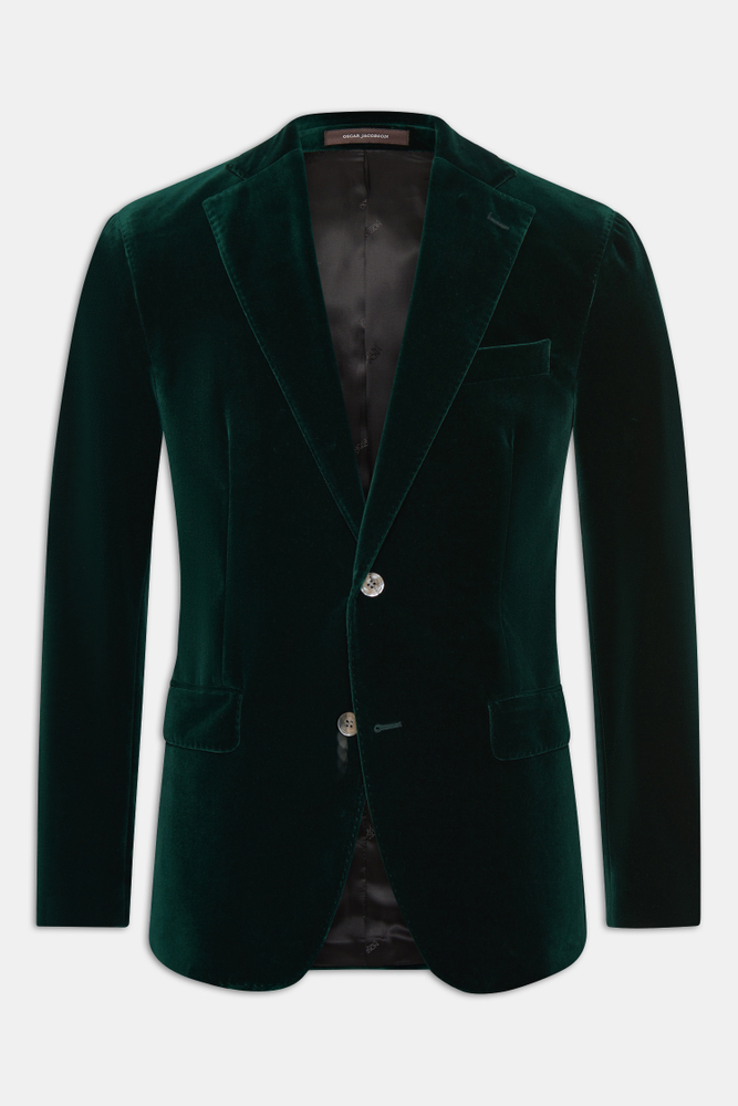 Regular Fit Fløyelsblazer