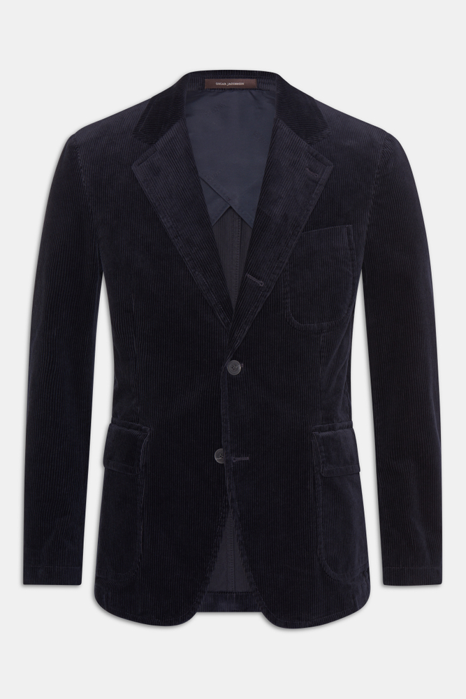 Regular Fit Kordfløyelblazer