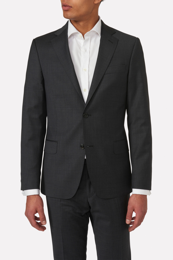 Slim Fit Microstructure Blazer