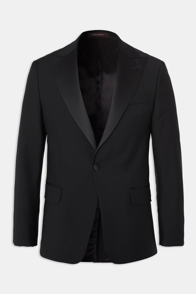 Regular Fit Microstructure Smokingblazer