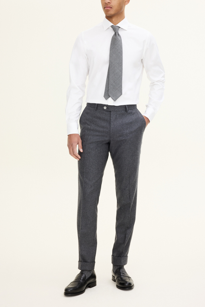 Slim Fit Flanellbukser