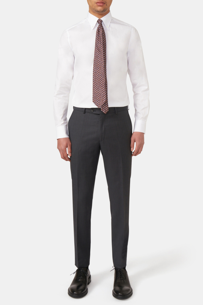 Slim Fit Birdseye Trousers