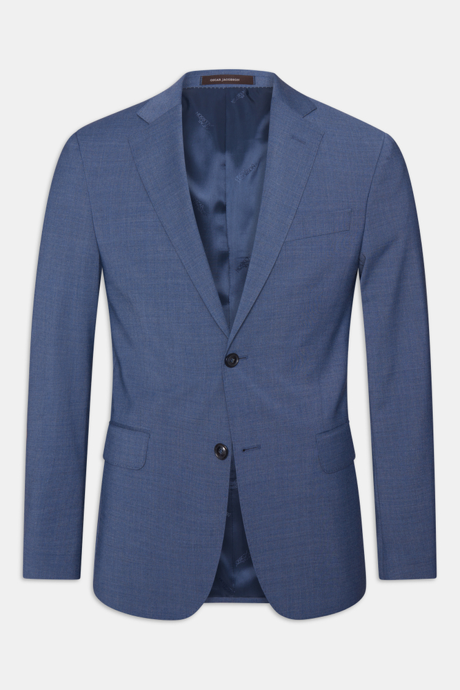 Slim Fit Microstructure Blazer