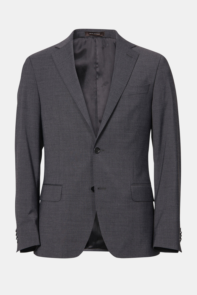 Slim Fit Microstructure Blazer