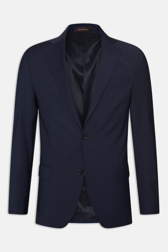 Slim Fit Microstructure Blazer