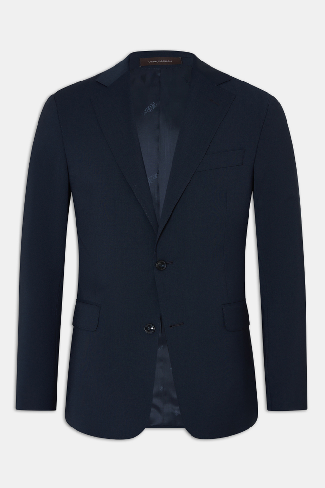 Slim Fit Microstructure Blazer