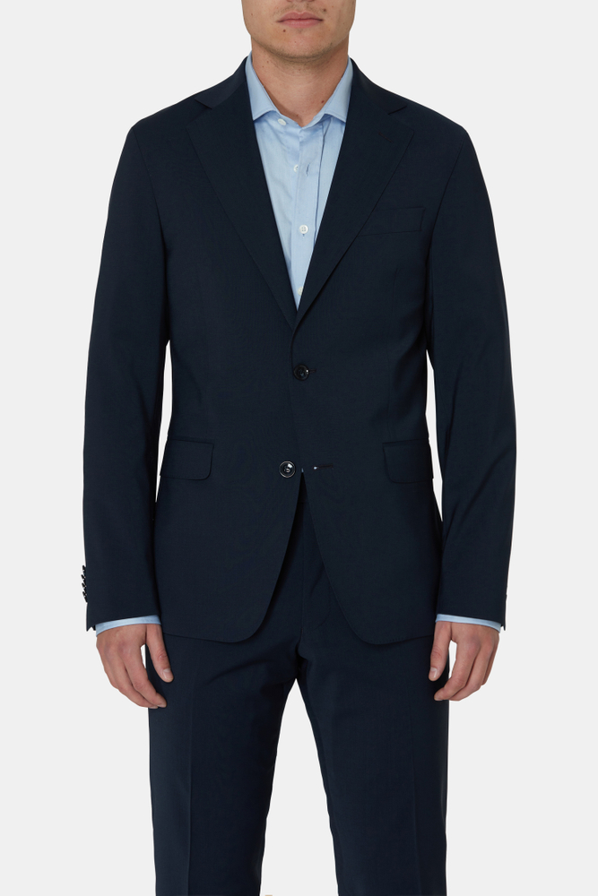 Slim Fit Microstructure Kavaj