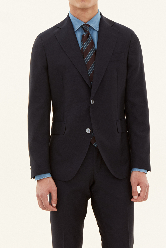 Regular Fit Tropical Wool Blazer