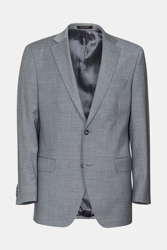 Generous Fit Microstructure Blazer