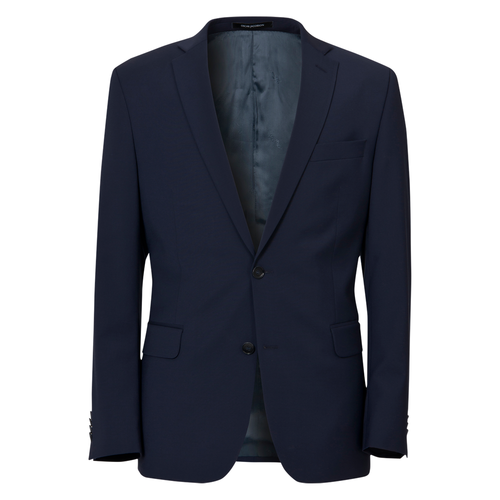 Regular Fit Microstructure Blazer
