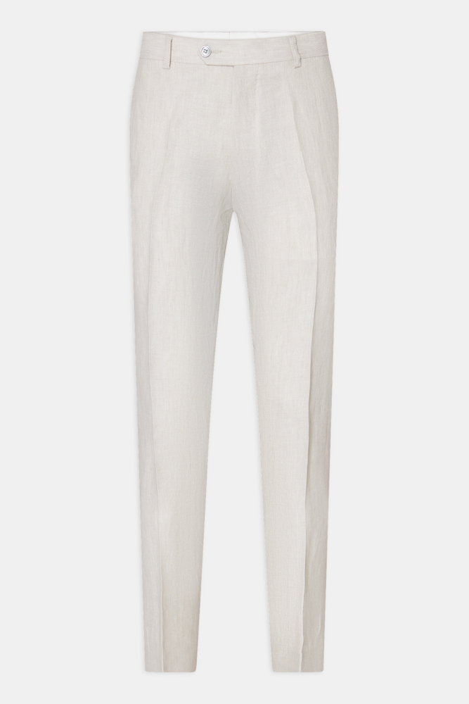 Slim Fit Linen Trousers