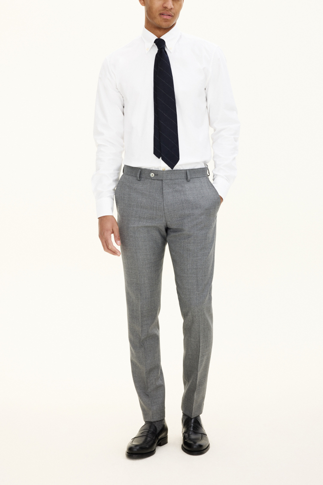 Slim Fit Sharkskin Trousers