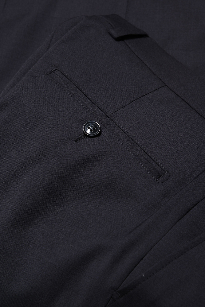 Regular Fit Microstructure Trousers