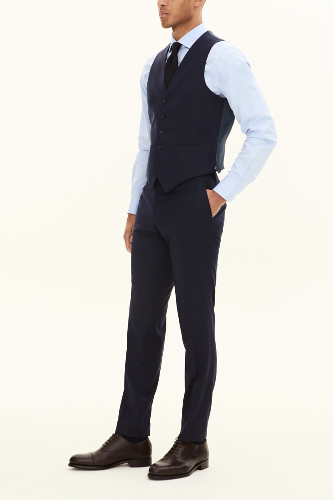 Slim Fit Microstructure Byxor