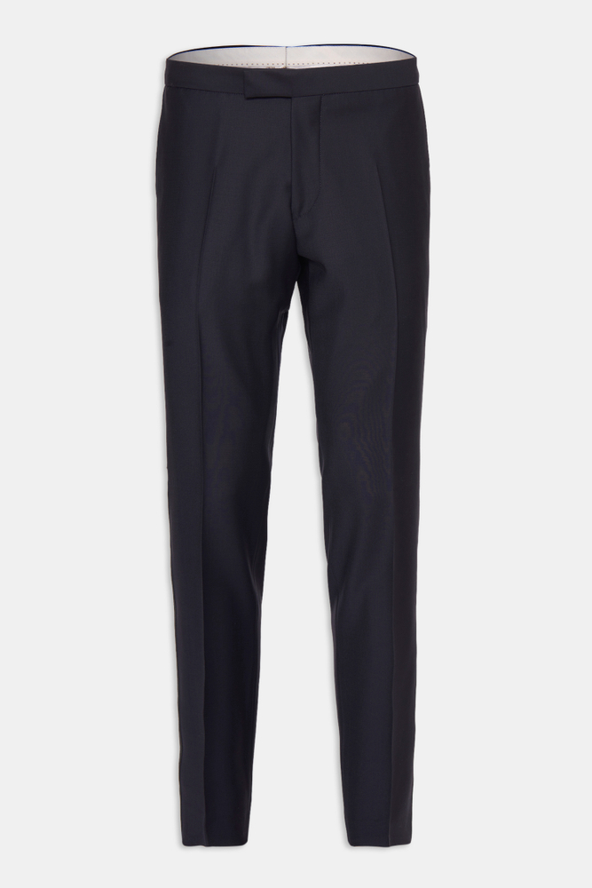 Regular Fit Tuxedo Microstructure Trousers