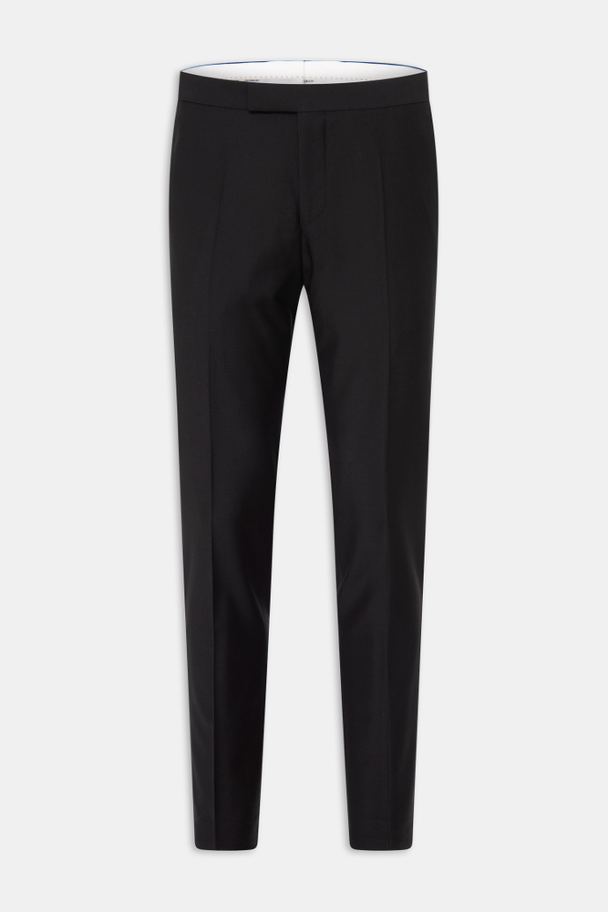Slim Fit Tuxedo Microstructure Trousers