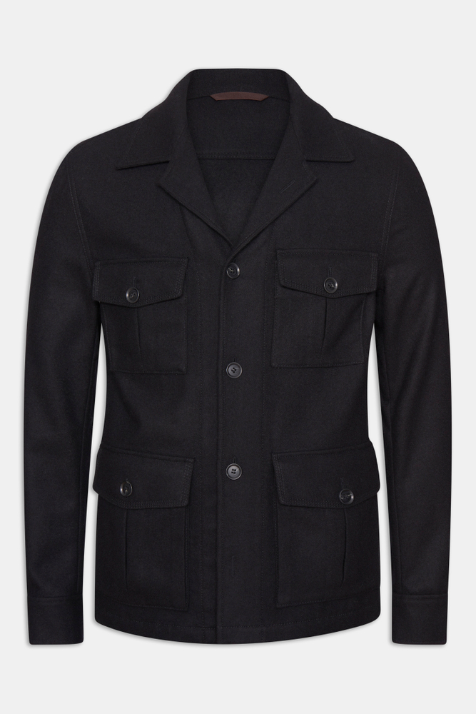 Regular Fit Safari Overshirt Flanell