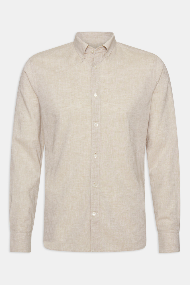 Slim Fit Button Down Skjorte
