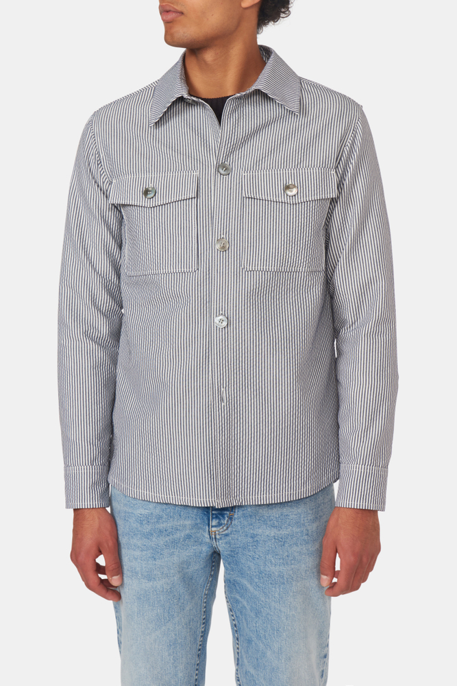 Regular Fit Linen Overshirt