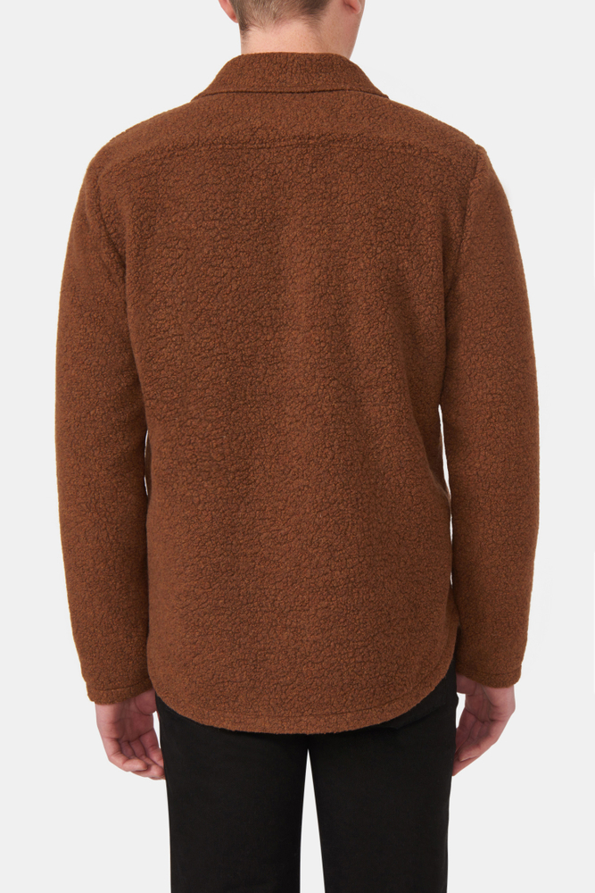 Regular Fit Wool Blend Overshirt