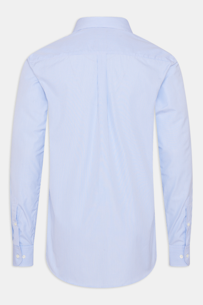Regular Fit Cut Away Poplinskjorte
