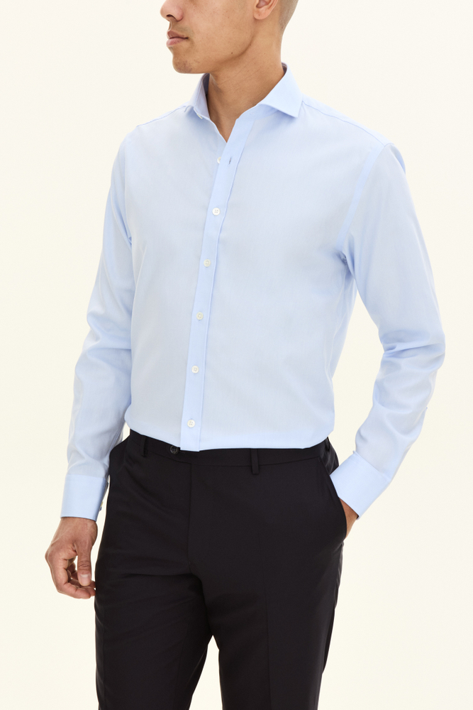 Regular Fit Cut Away Non-Iron Cotton Shirt