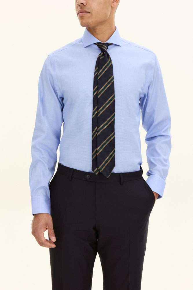 Regular Fit Cut Away Strygefri Bomullsskjorte