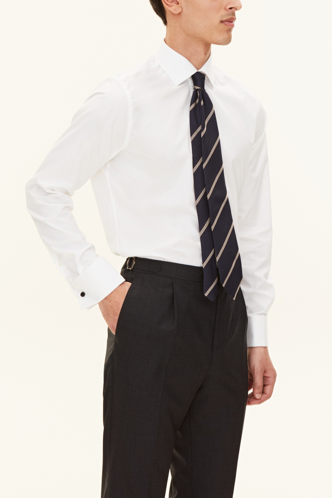 Slim Fit Cut Away Oxfordskjorte