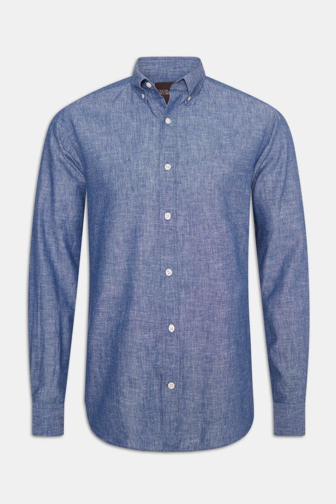 Slim Fit Button Down Skjorte