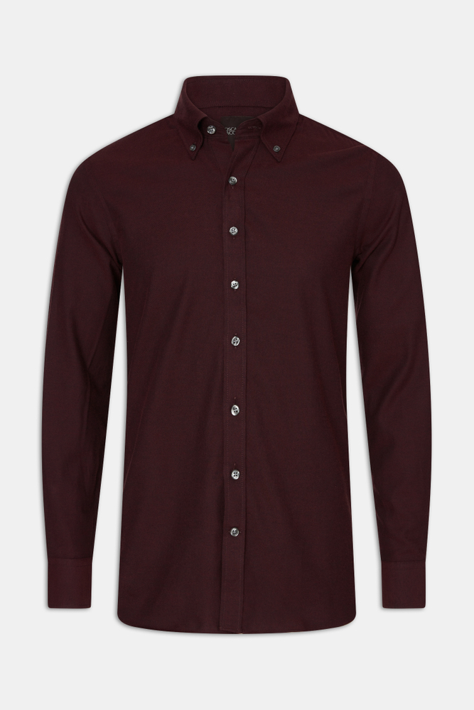 Slim Fit Button Down Skjorte