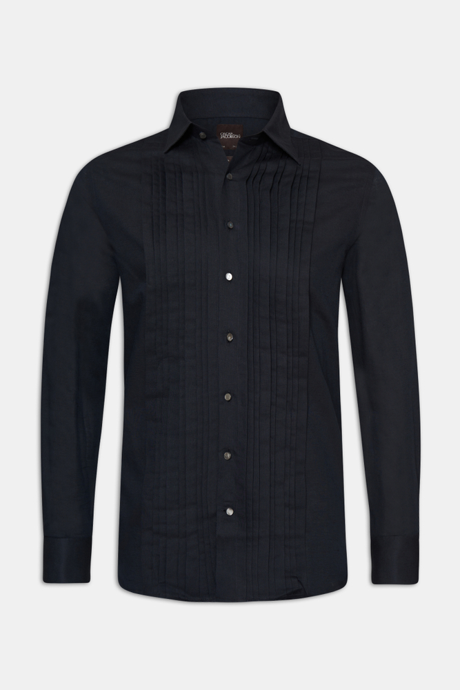 Slim Fit Turndown Collar Tuxedo Shirt