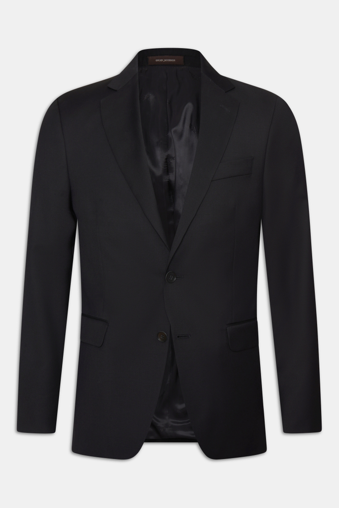 Regular Fit Microstructure Blazer