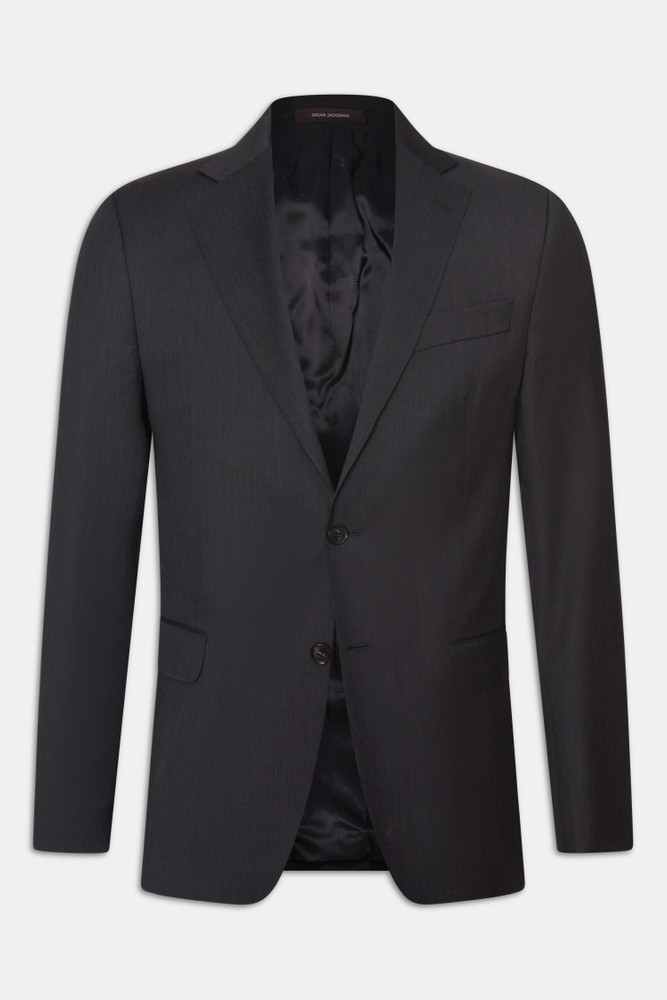 Regular Fit Microstructure Blazer