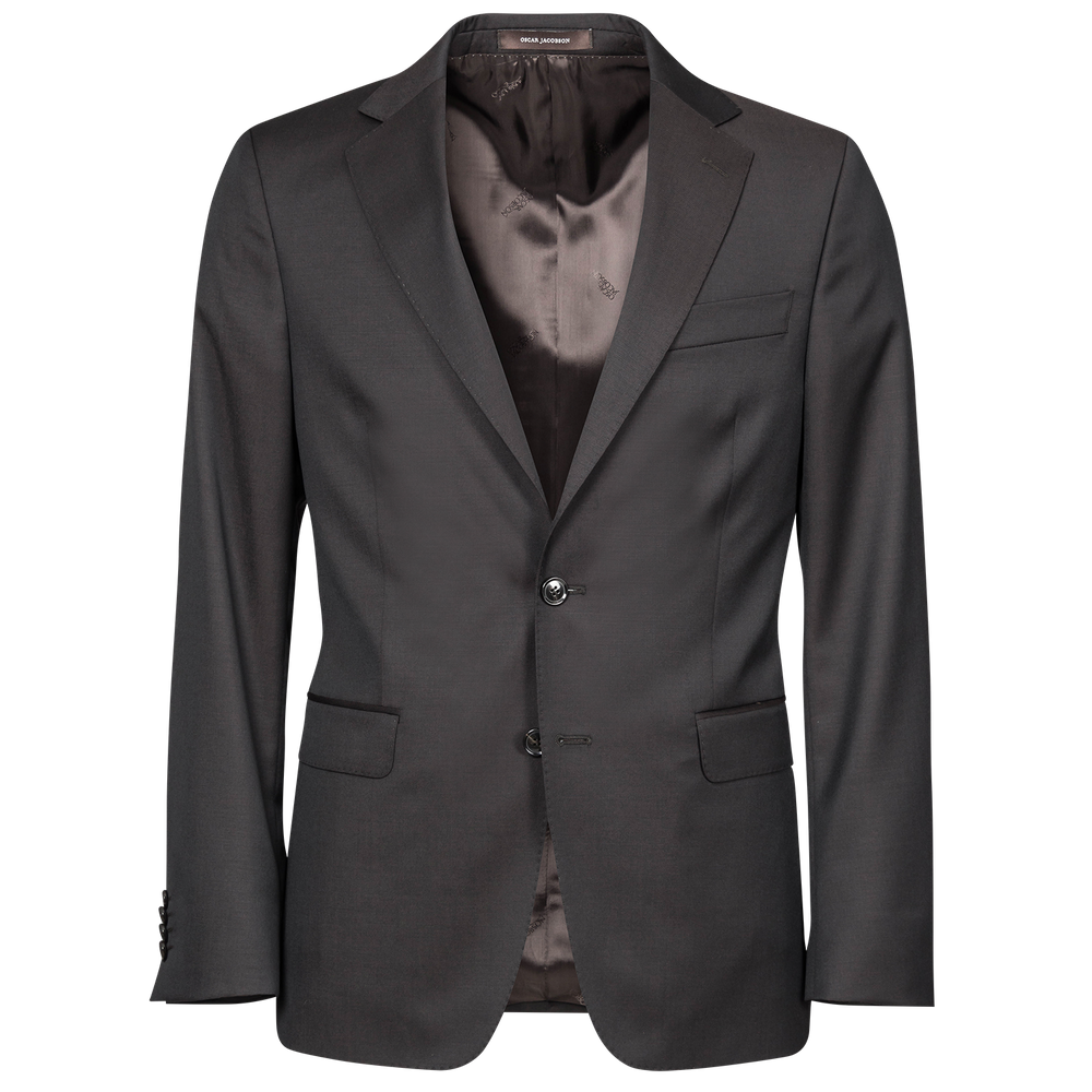 Regular Fit Microstructure Blazer