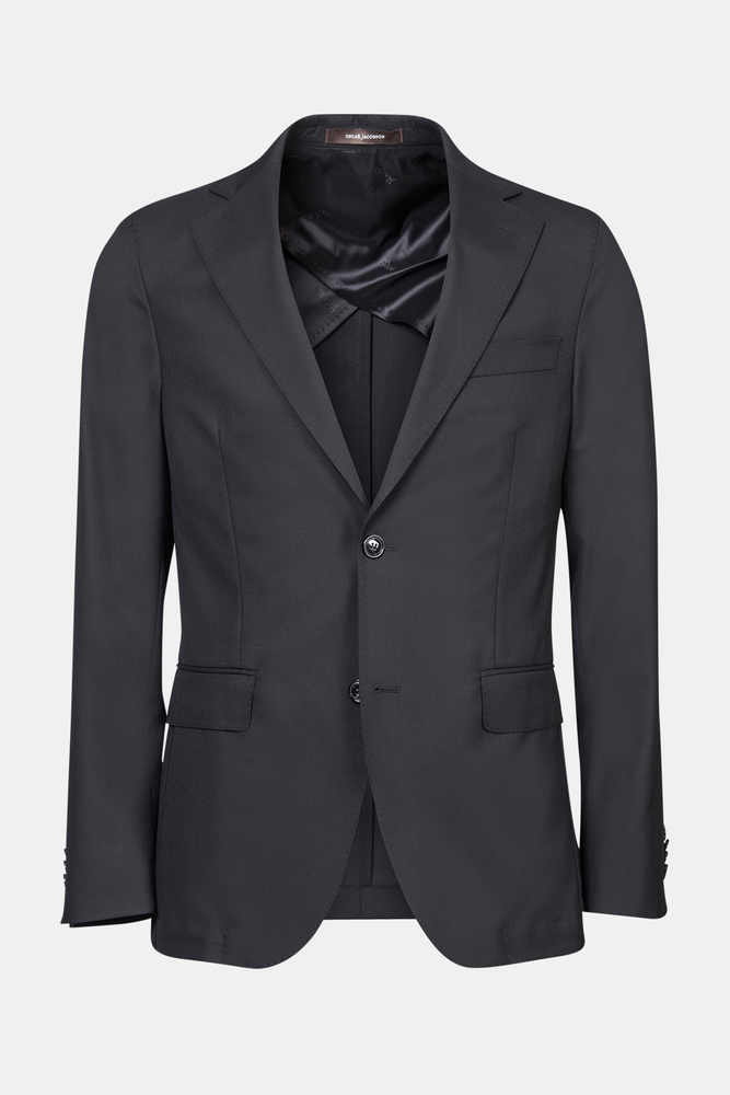 Slim Fit Microstructure Blazer