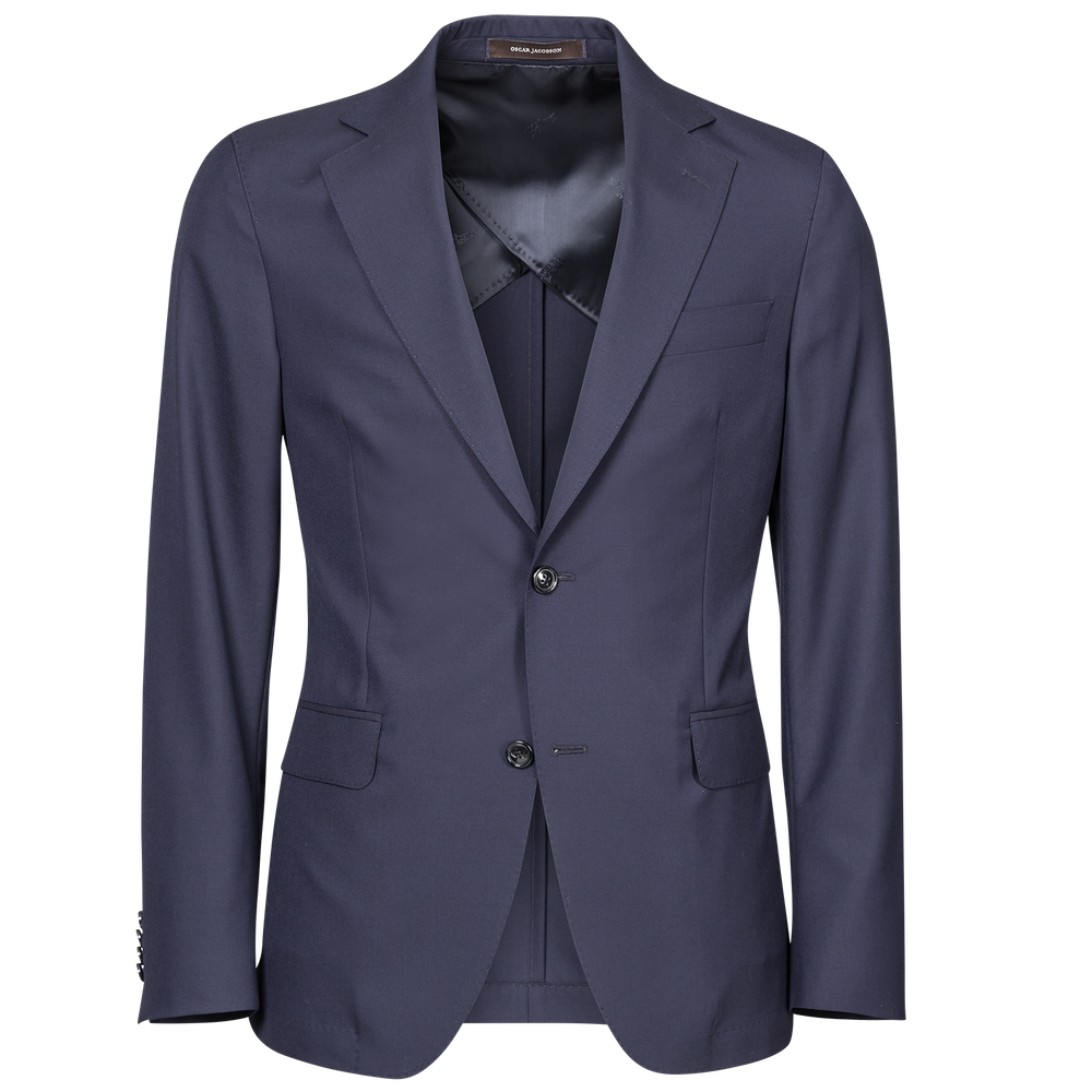 Slim Fit Microstructure Blazer