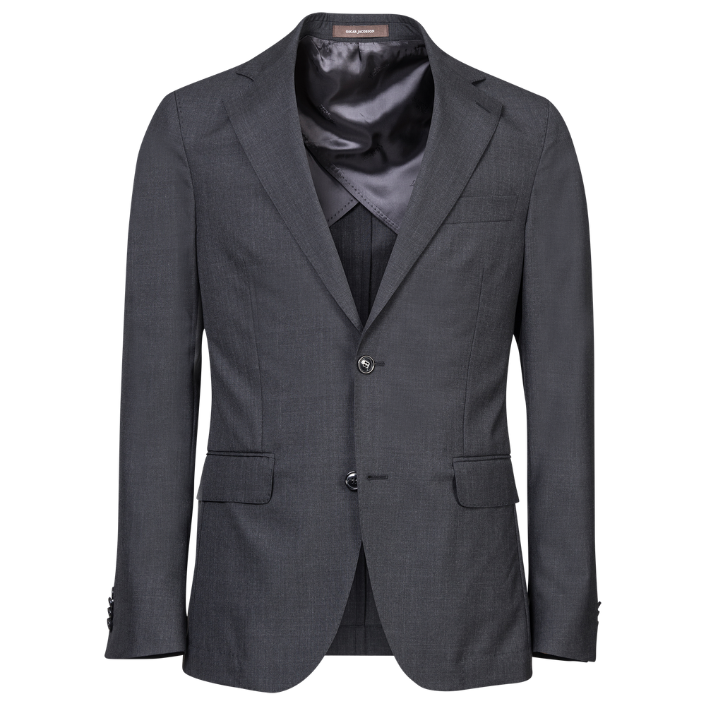 Slim Fit Microstructure Blazer