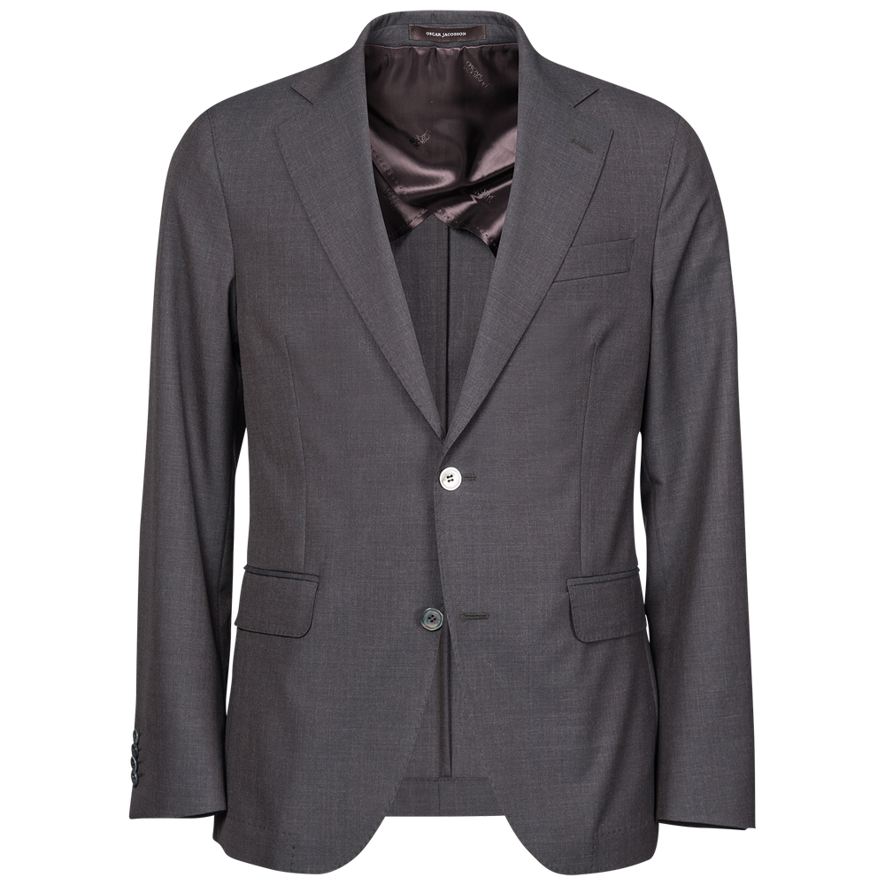 Slim Fit Microstructure Blazer